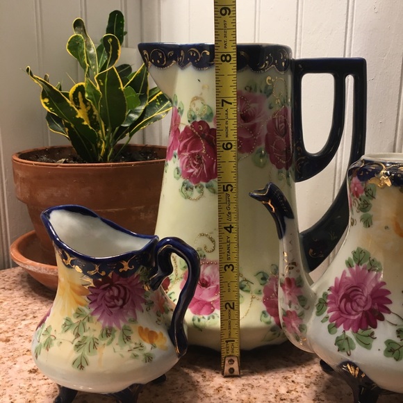 Vintage 1800’s Japanese hand painted pitchers - Picture 12 of 12